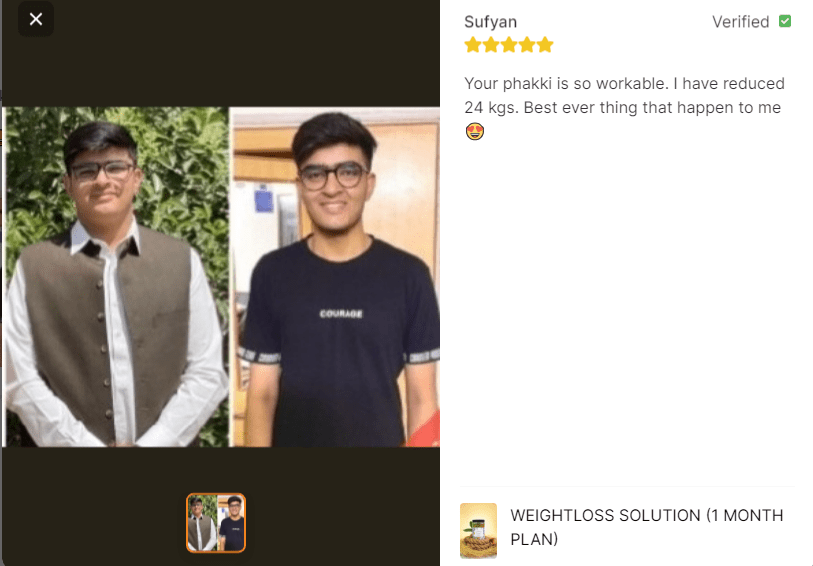 Weightloss Solution (2 Months Plan) Buy 1 Get 1 Free