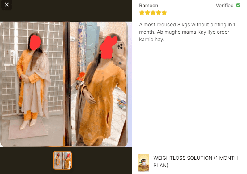 Weightloss Solution (2 Months Plan) Buy 1 Get 1 Free